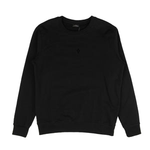 Black Velvet Graphic Crewneck Sweatshirt