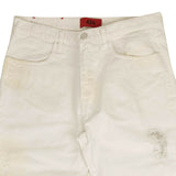 White Distressed Denim Jeans