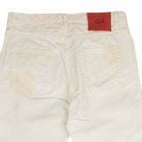 White Distressed Denim Jeans