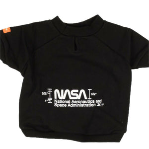 Black NASA Dog Crewneck T-Shirt