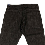 Men's Black Snap Patch Jeans