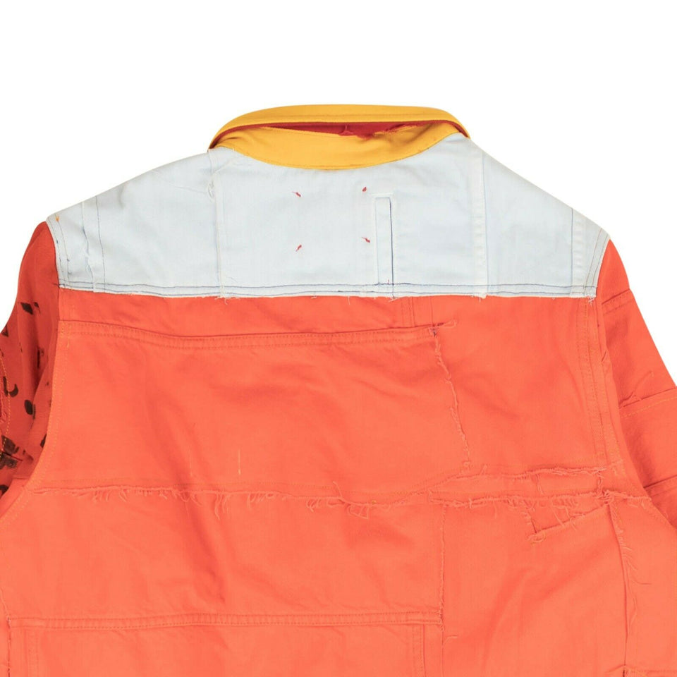 Multicolor Reworked Work Button Down Shirt