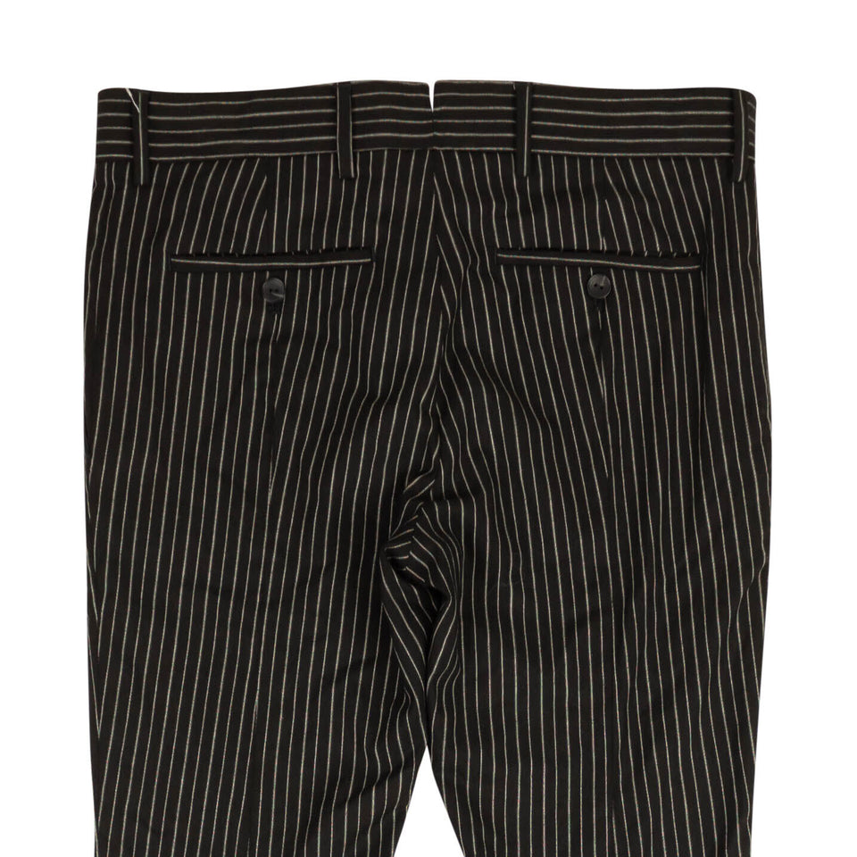 Black Pinstriped Pants