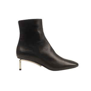 Black Nappa Allen Ankle Boots
