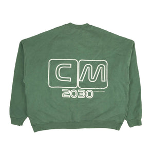 Green Logo Crewneck Sweatshirt