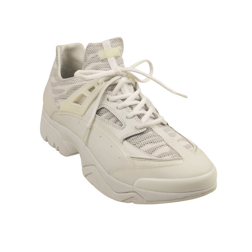 White Sonic E17 Gummy Mesh Sneakers