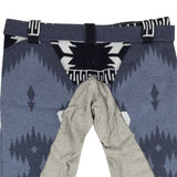 Alanui Wash Icon Patch Cashmere Pants - Blue