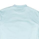 Light Blue Crewneck Logo Sweatshirt Dress