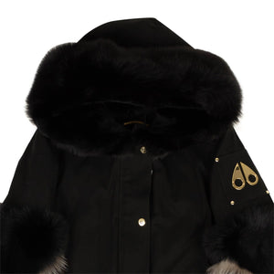 Women's Black Coderre Parka Coat