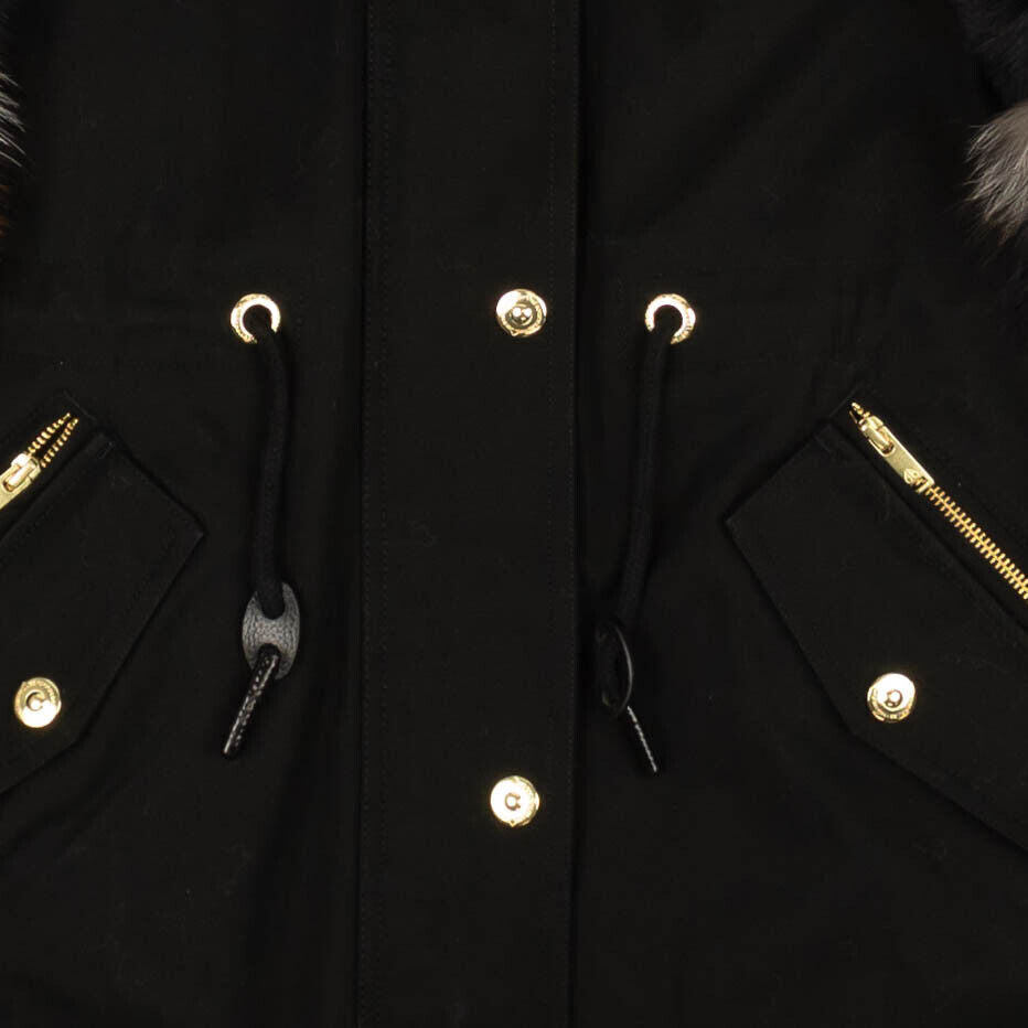 Women's Black Coderre Parka Coat