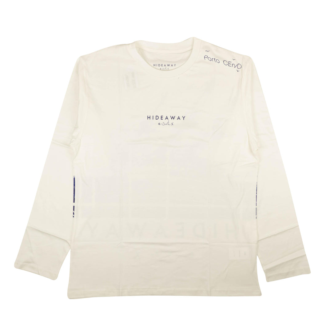 White Porto Cervo Long Sleeve T-Shirt