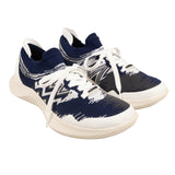 Missoni Men's Blue And White ACBC Fly Knit Chevron Low Top Sneakers