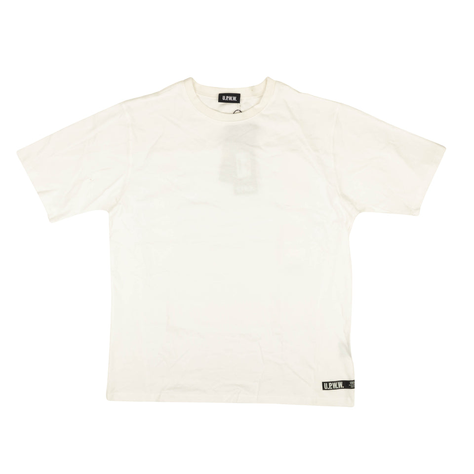 White Short Sleeve With Insert T-Shirt