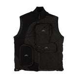 Black Puffer Outerwear Vest