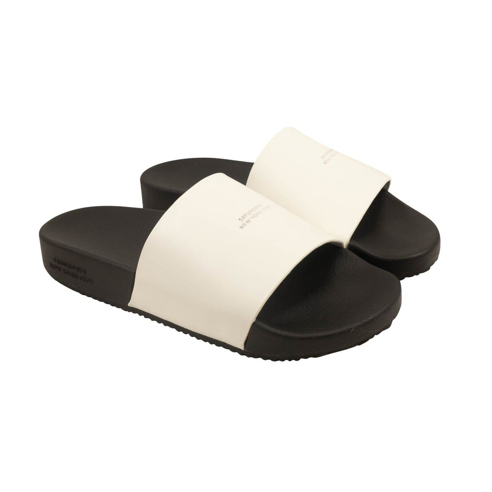 Black And White Banya Abrasivato Slides