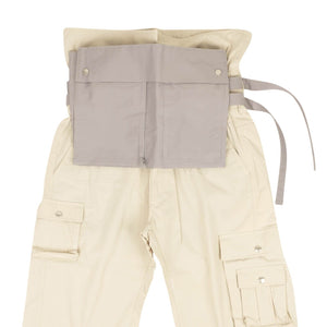 Men's Khaki Split Cargo Pants