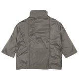 Men's Grey Splattered Zip-Up Shirt