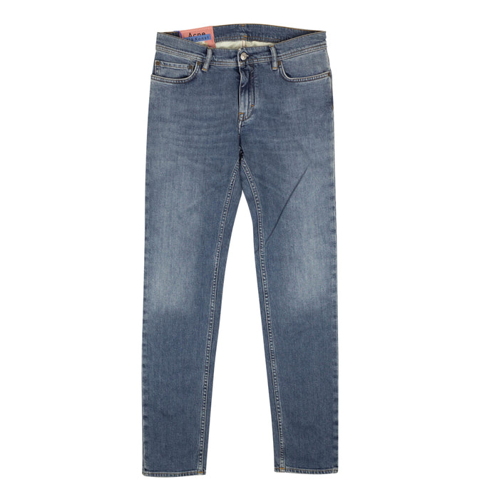 Blue Faded North Denim Jeans