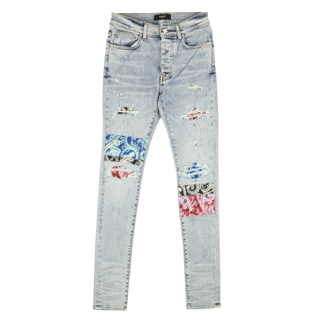 売れ筋介護用品も！ amiri art patch jeans デニム/ジーンズ