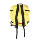 Yellow Nylon Mesh Backpack