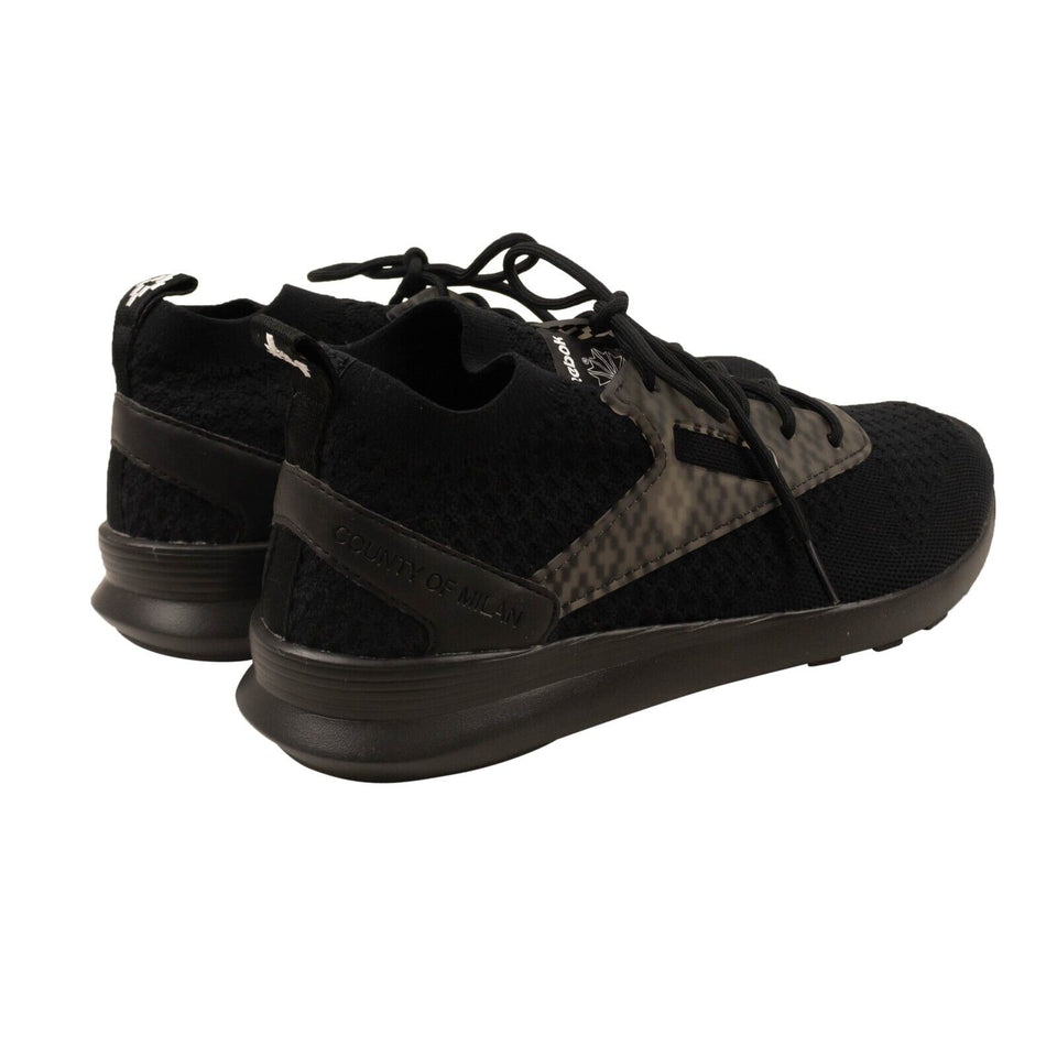 Black Knit Reebok Zoku Low Top Sneakers