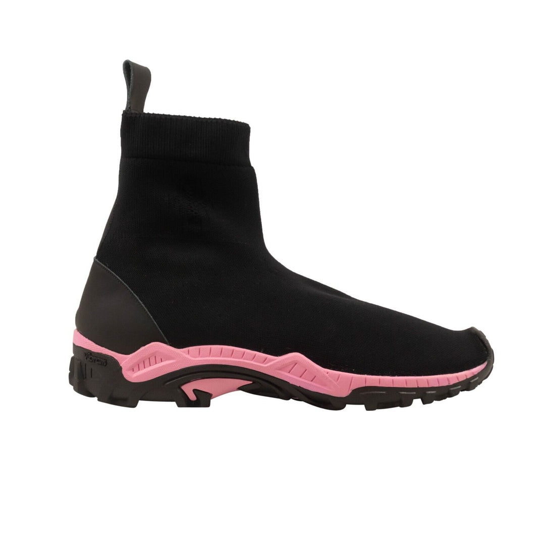Black And Pink Flyknit Boots