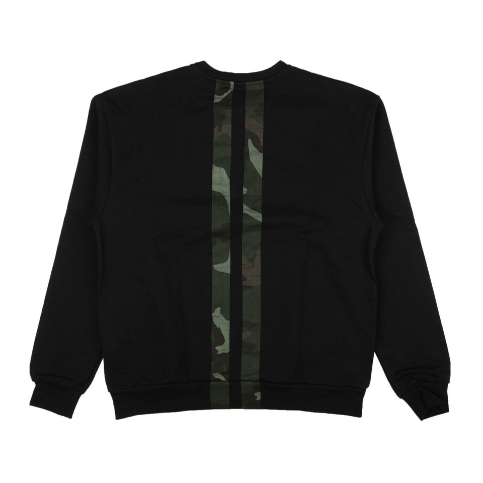 Black And Green Camo Stripes Crewneck Sweatshirt
