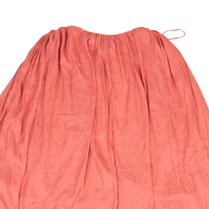Pink V-Neck Ruched Loose Sleeveless Top