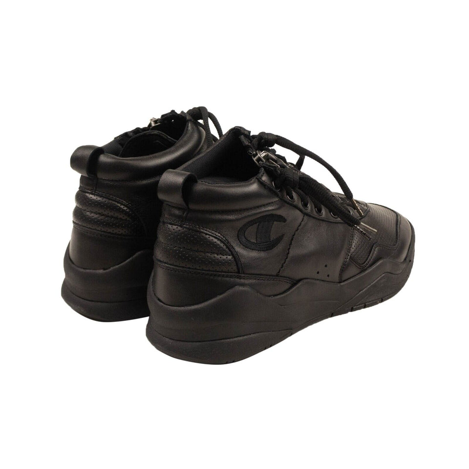 Black Leather AWOL Atlanta Sneakers