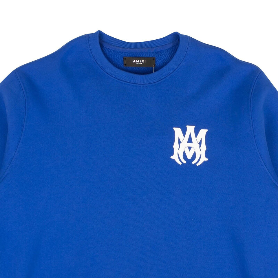 Blue MA Core Logo Crewneck Sweatshirt