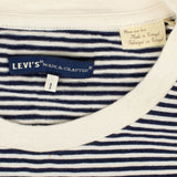 Navy And White Striped Pocket T-Shirt