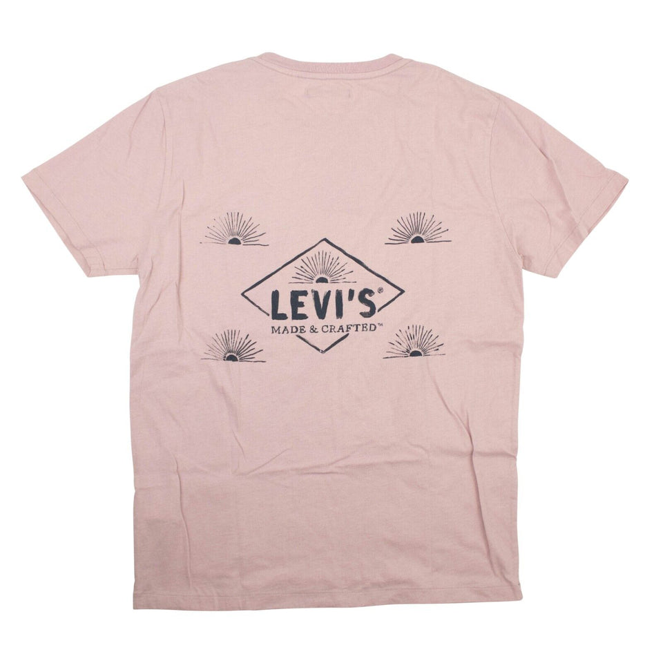 Pink Retro Logo Short Sleeve T-Shirt