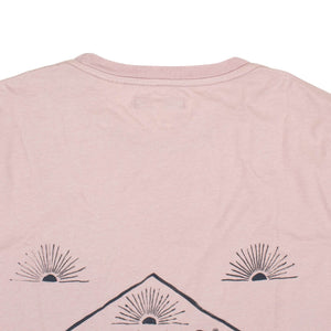 Pink Retro Logo Short Sleeve T-Shirt