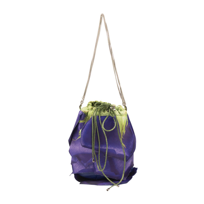Purple Rose Bucket Bag