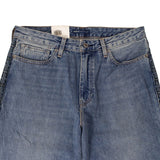 Blue Draft Taper Side Stripe Jeans