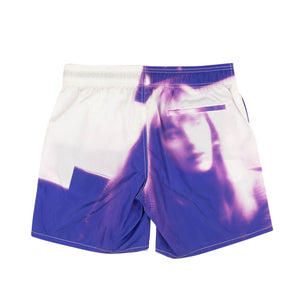 Purple Tie Dye Swim Shorts