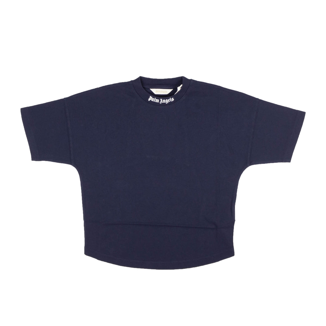 Boy's Navy And White Classic Over Short Sleeve T-Shirt