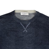 Blue G.16 Wool Cashmere Hand Print Sweater