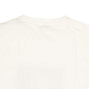 White Jersey Art Hand Print T-Shirt