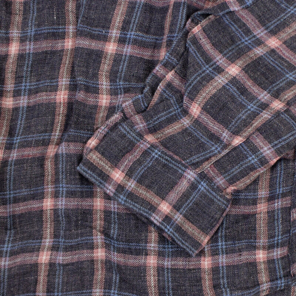 Multicolor Chatham Linen Flannel Washed Shirt