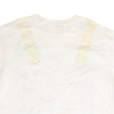 White And Light Blue Zuek Graphic Short Sleeve T-Shirt