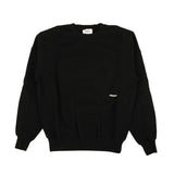Black Panel Crewneck Sweatshirt