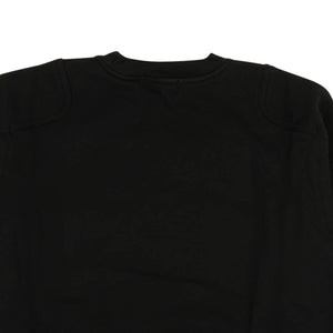 Black Panel Crewneck Sweatshirt