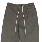 Charcoal Grey Nylon Stretch Easy Trousers