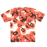 Red Washed Camo Short Sleeve T-Shirt