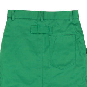 Green Straight Pencil Skirt