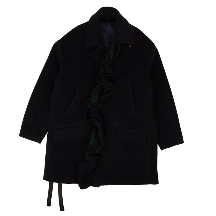 Black Plaid Coat
