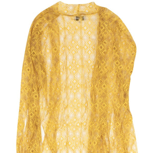 Ocre Gold Lace Robe