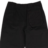 Black Nylon Wide Leg Cargo Trousers