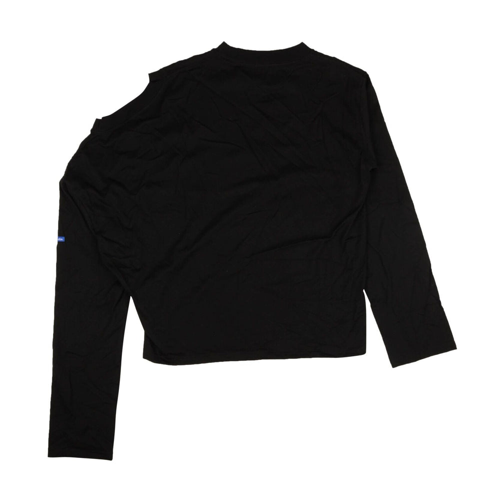 Black Long Sleeve Window We Are Here! T-Shirt